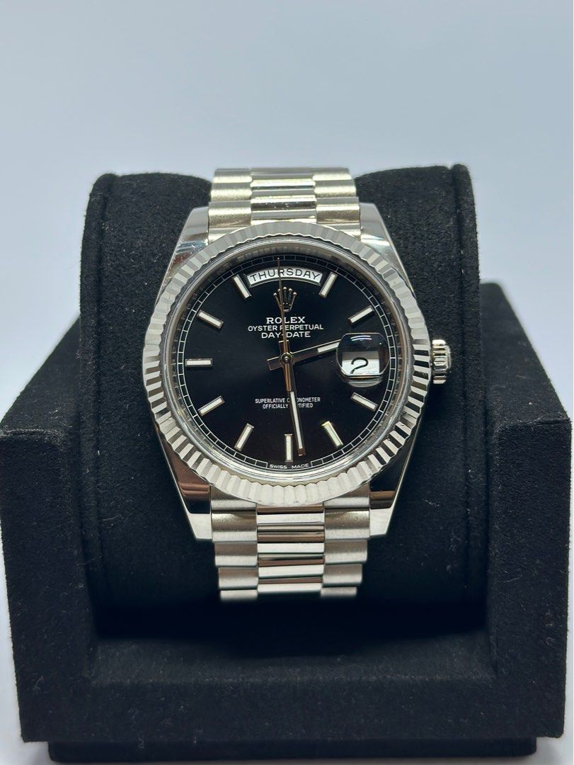 Rolex Daydate 228239 White Gold 40mm Luxury Watches on Carousell