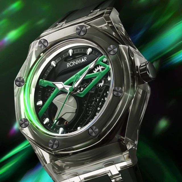 RONMAR Designs New 2023 Mechanical Watches Transparent Cool Watch