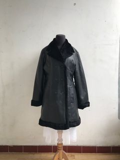 SALLE Fur Winter Leather Coat - 1105