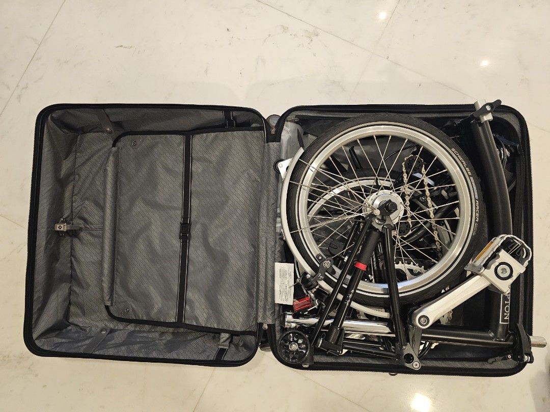 Brompton sales suitcase samsonite