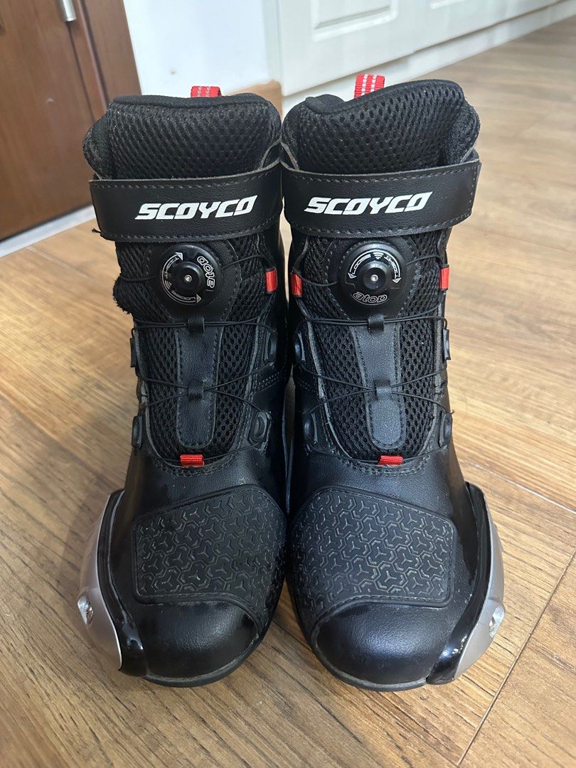 Scoyco Boot MR002 2 Black Motorcycles Motorcycle Apparel on