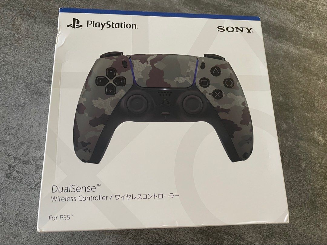 Sony PS5 DualSense Wireless Controller - Grey Camouflage