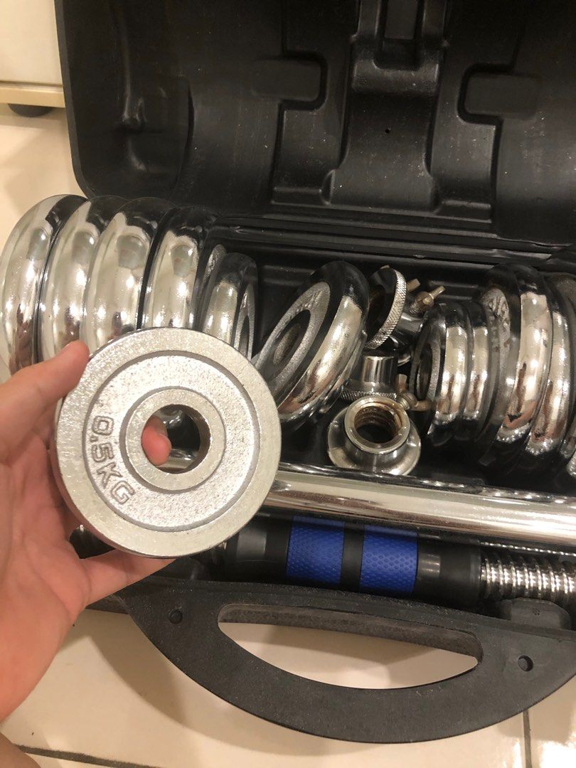 Dumbbell set second hand shop