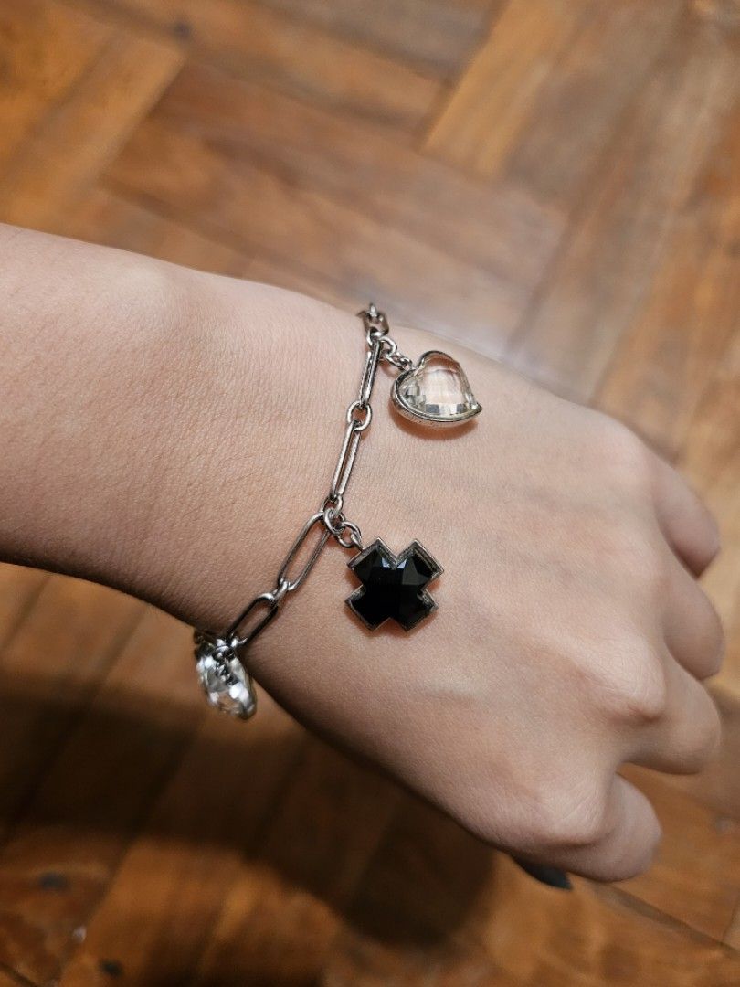 Real silver clearance charm bracelet