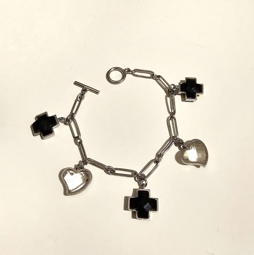 Real silver clearance charm bracelet