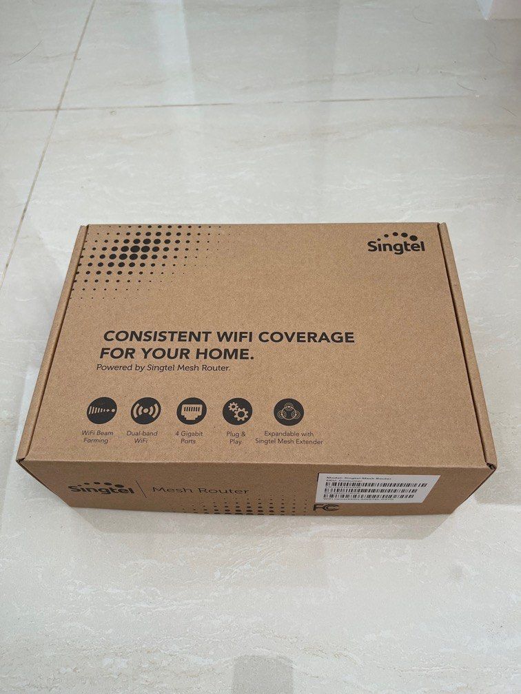 SingTel wifi mesh router, Computers & Tech, Parts & Accessories ...