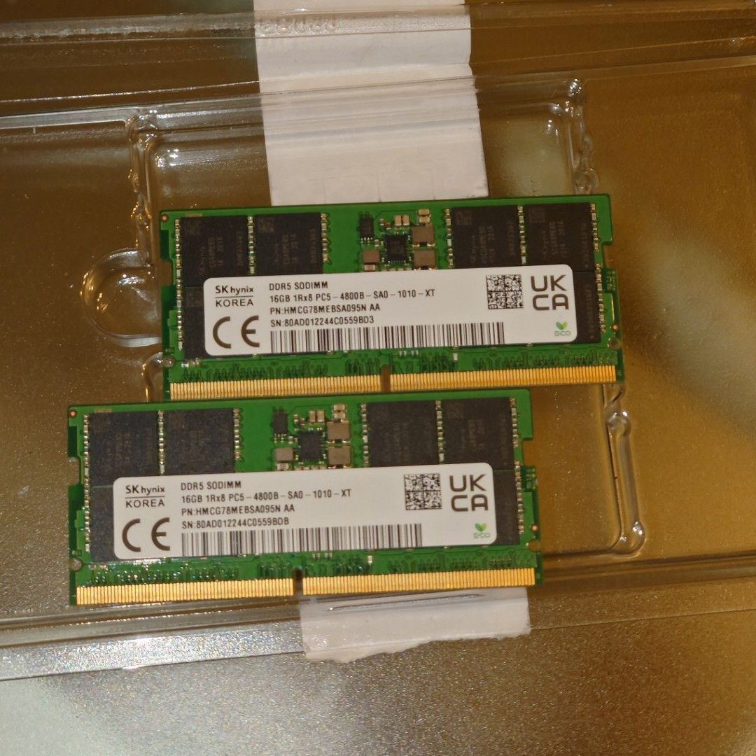 SK hynix PC5 4800 16GB×2（32GB） DDR5-