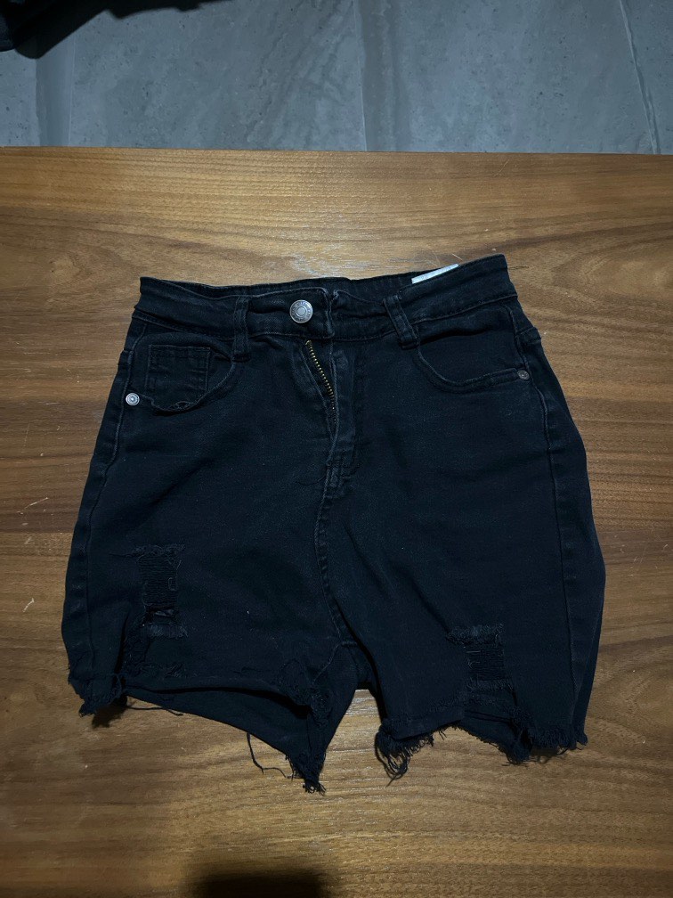 Skinny Jean shorts, Women's Fashion, Bottoms, Shorts on Carousell