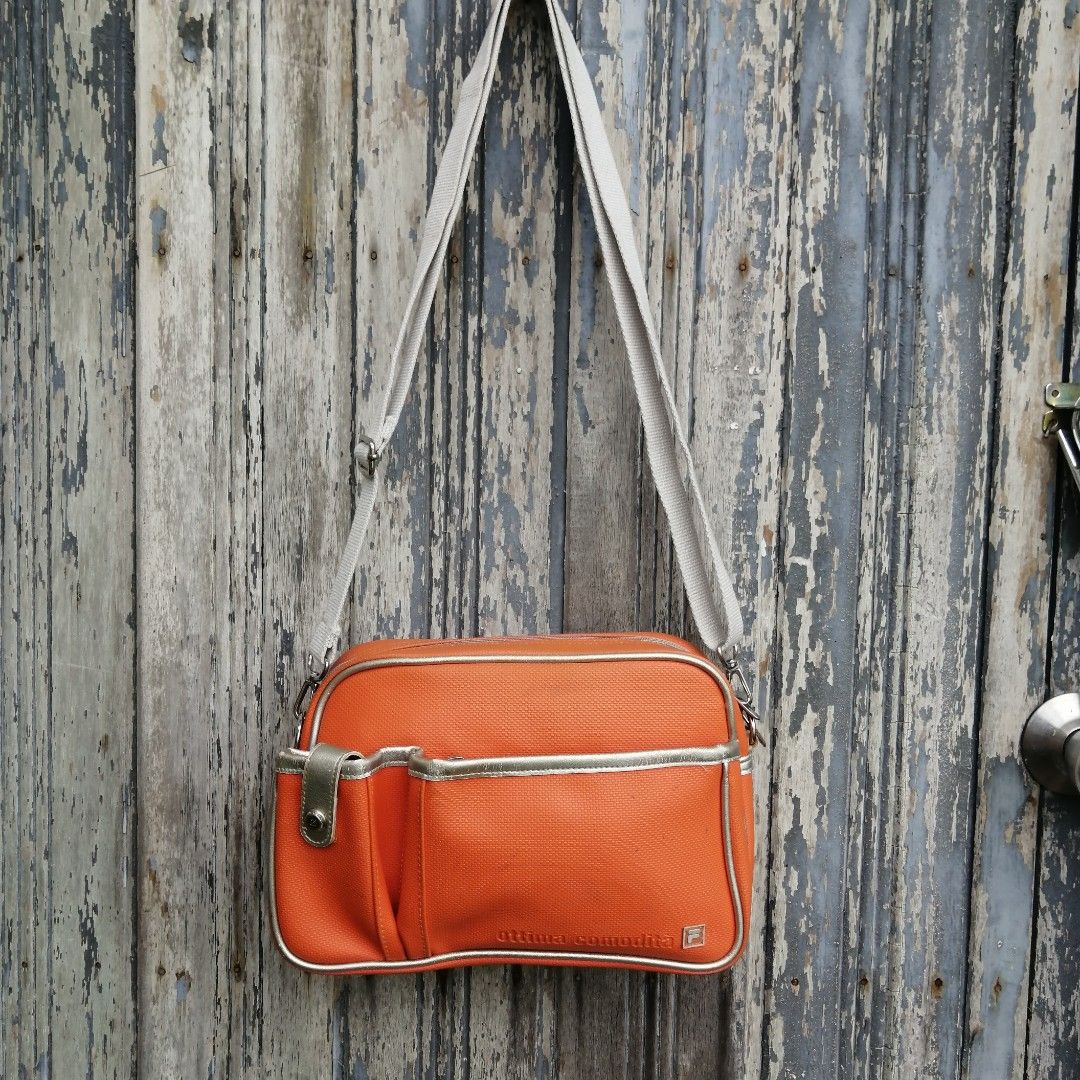 Fila bags mens orange sale