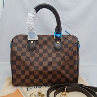 3D model Louis Vuitton Speedy Bandouliere 25 Damier Azur VR / AR / low-poly