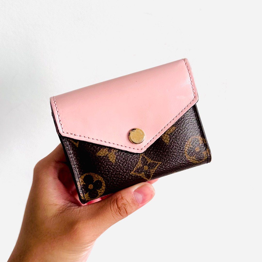 ❤️LOUIS VUITTON ZOE MONOGRAM ROSE PINK TRIFOLD COMPACT WALLET SMALL🔥HOT,  RARE