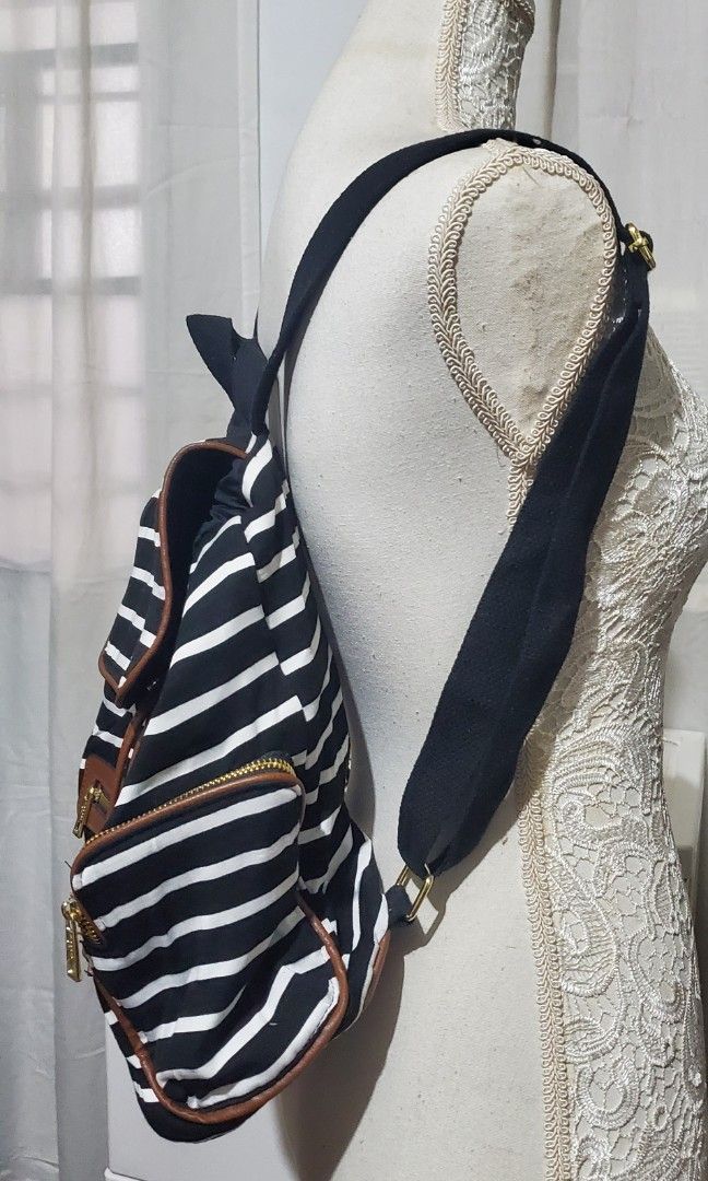 Steve madden striped backpack new arrivals