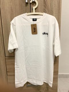 Stussy White T Shirt Size XL, Men's Fashion, Tops & Sets, Tshirts