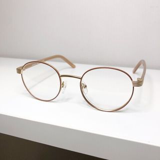Sunnies Studios Gustav Eyeglasses in Latte