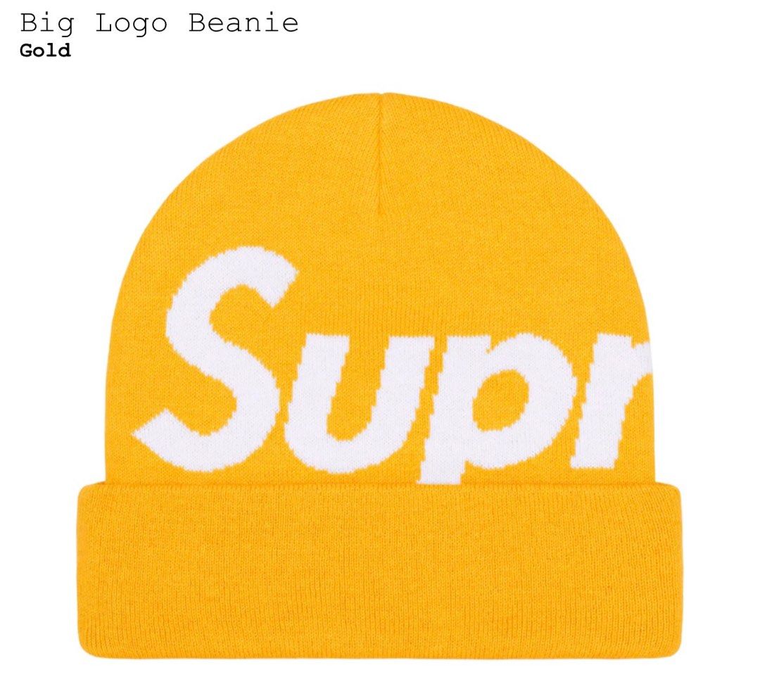 Supreme Big Logo Beanie, 女裝, 手錶及配件, 帽- Carousell