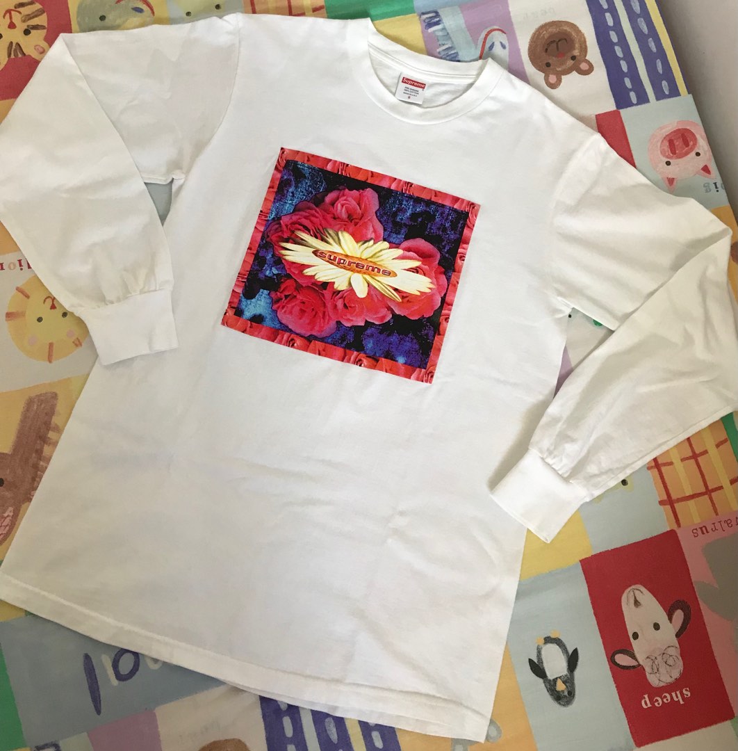 Supreme deals flower tee