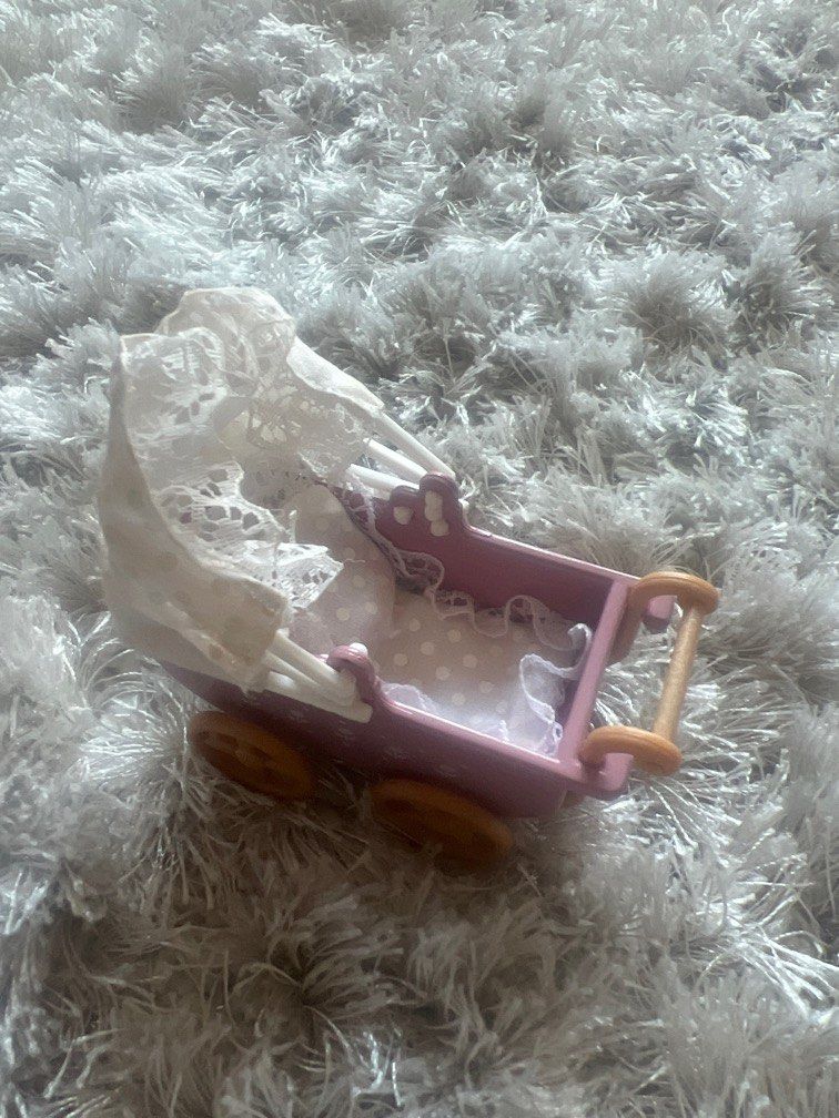 Sylvanian families twin pram clearance
