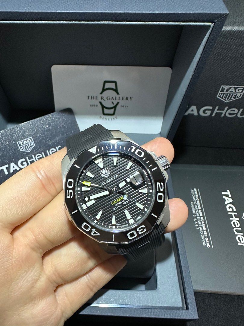 Tag heuer aquaracer 41mm rubber strap 2025