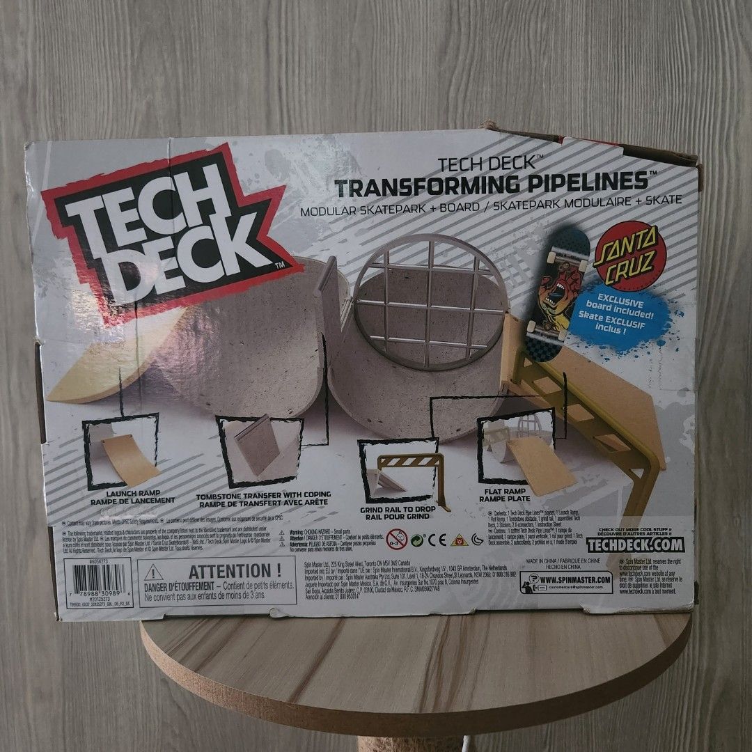Tech Deck Transforming Pipeline – Skatepark Modulaire Avec Planche Exclusive !