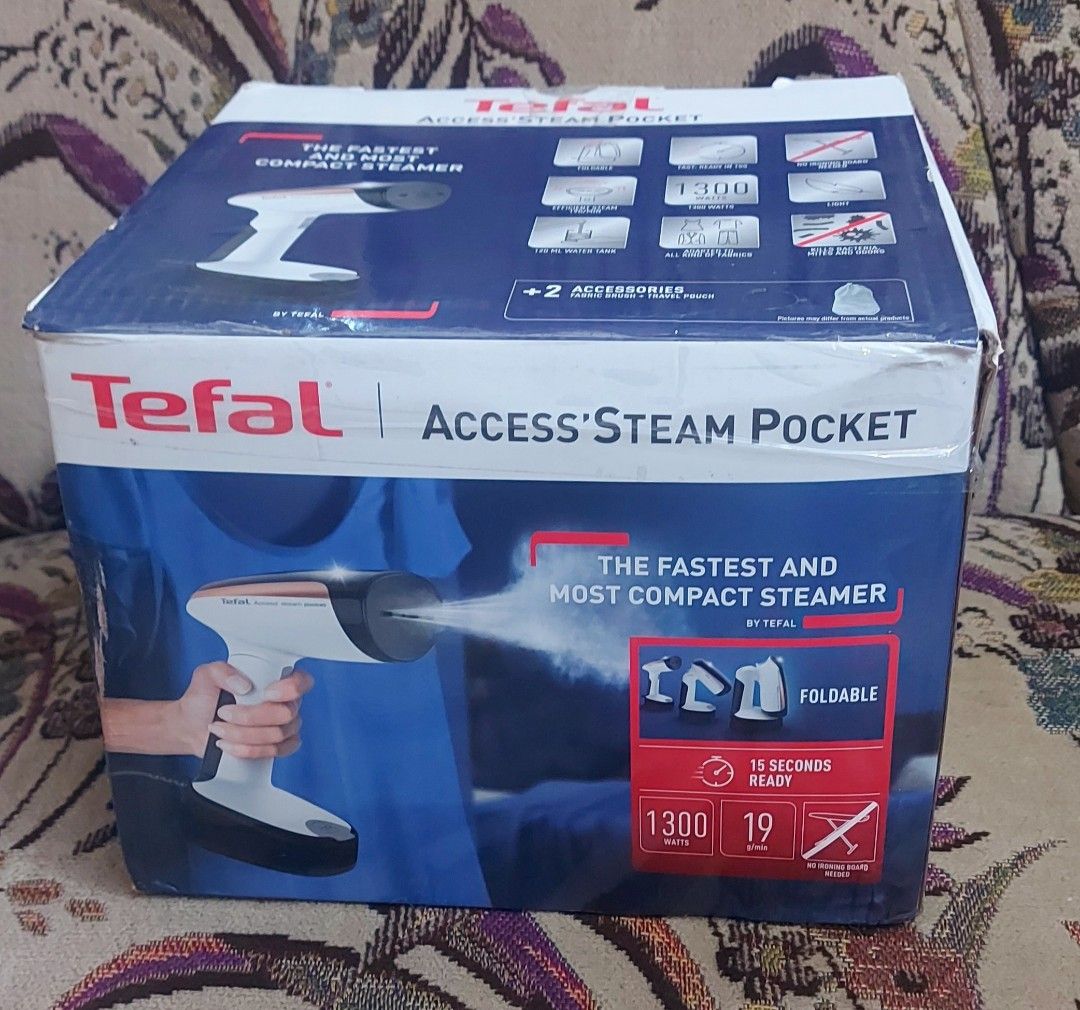 Tefal Access Steam Pocket Handheld Steamer, TV & Home Appliances, Irons ...