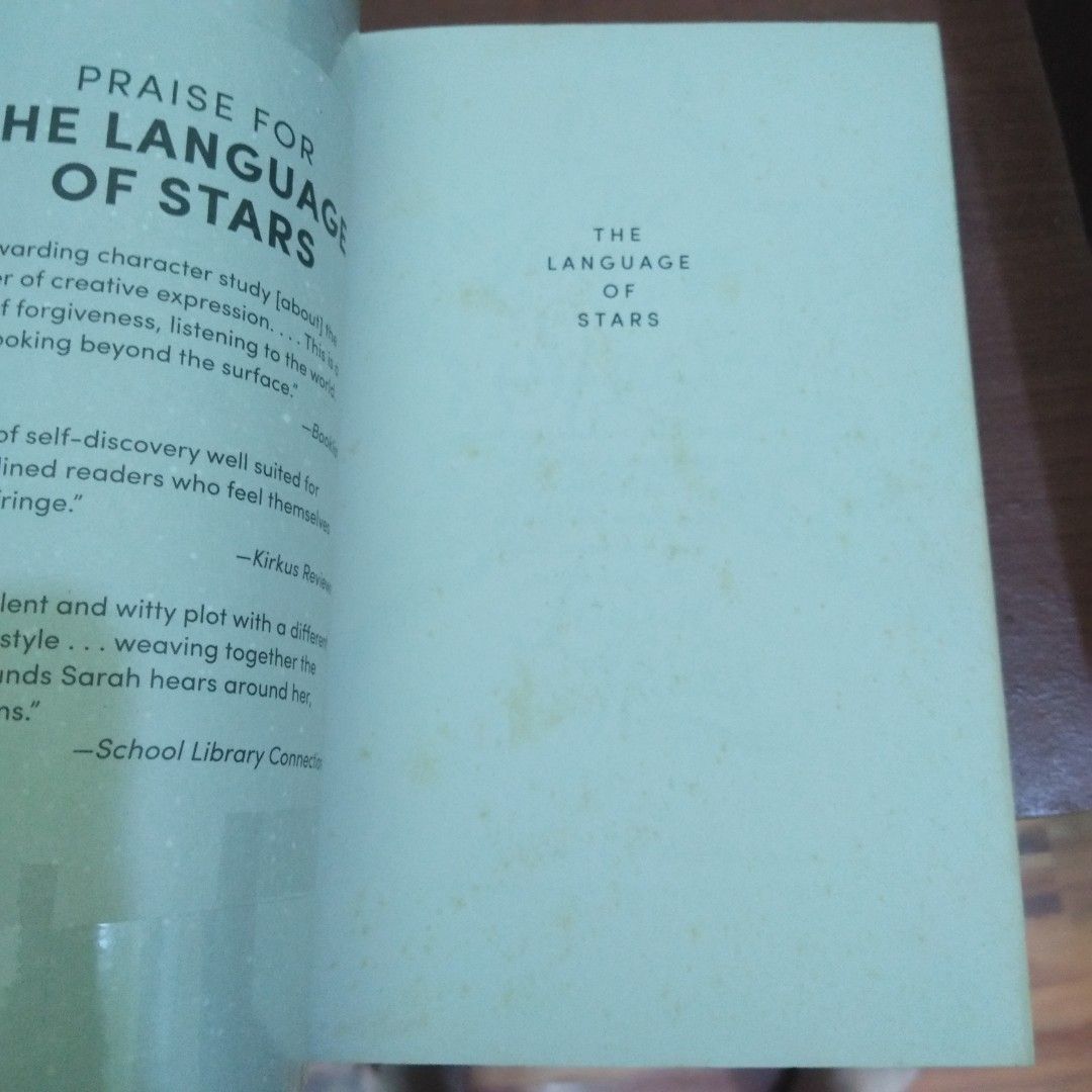 The Language of Stars by Hawes, Louise