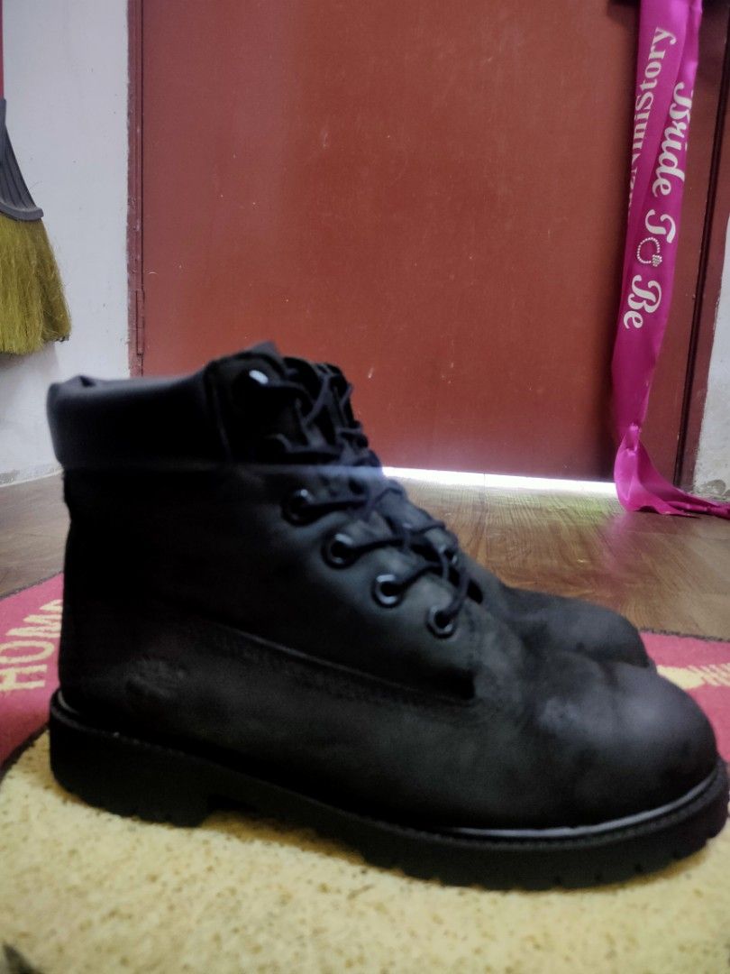 Black timberlands women's size 7 deals