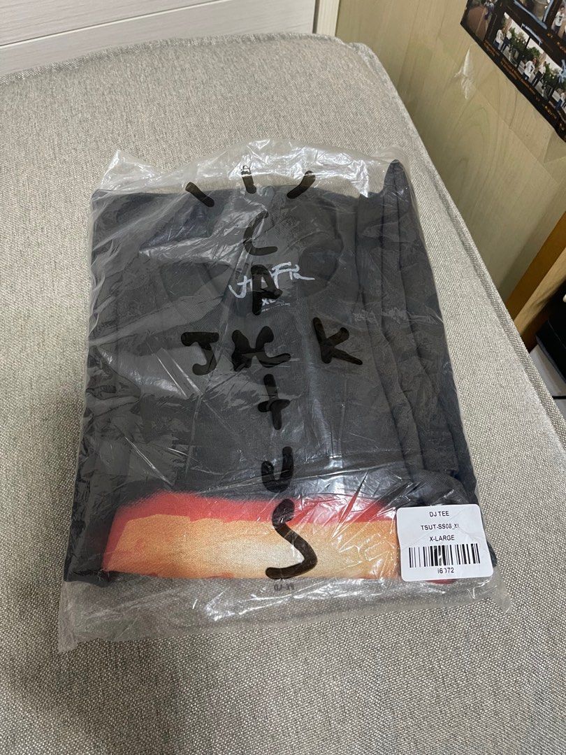 Travis Scott Screwed Tee, 男裝, 上身及套裝, T-shirt、恤衫、有領衫