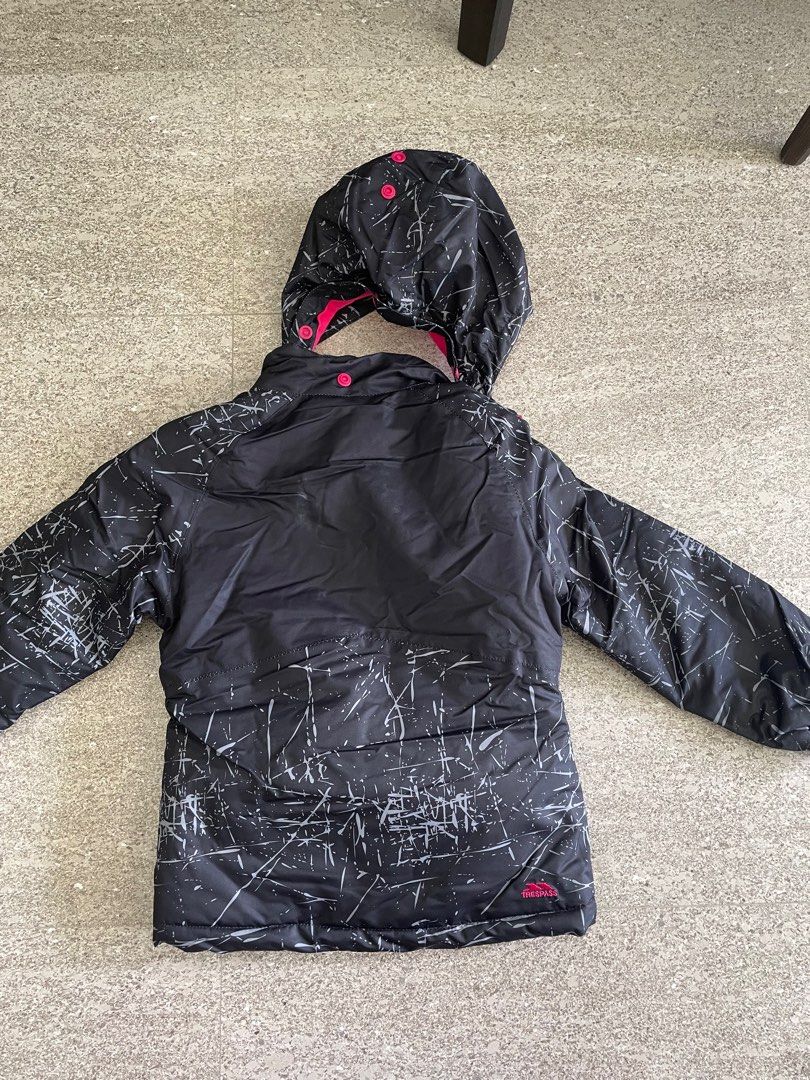 Girls black outlet ski jacket
