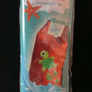 Turtle / Orange (Kid’s) Waterproof Bag