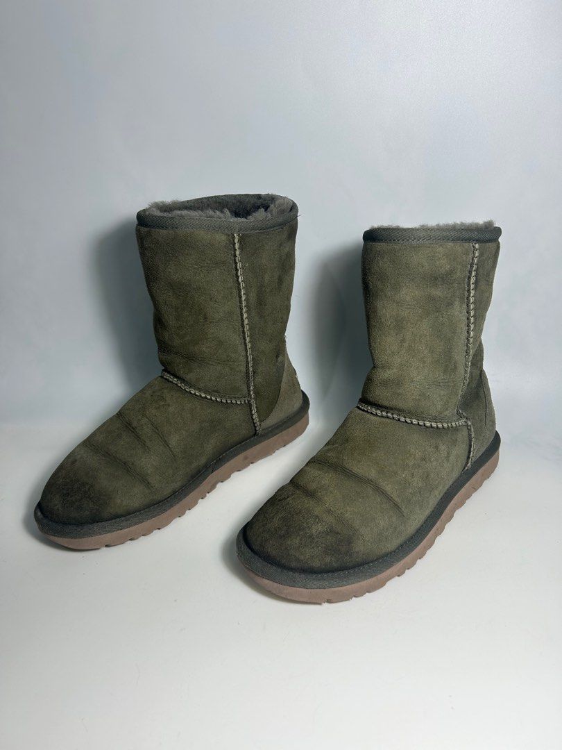 UGG Winter Warm Boots Army Green Women s Fashion Footwear Boots on Carousell