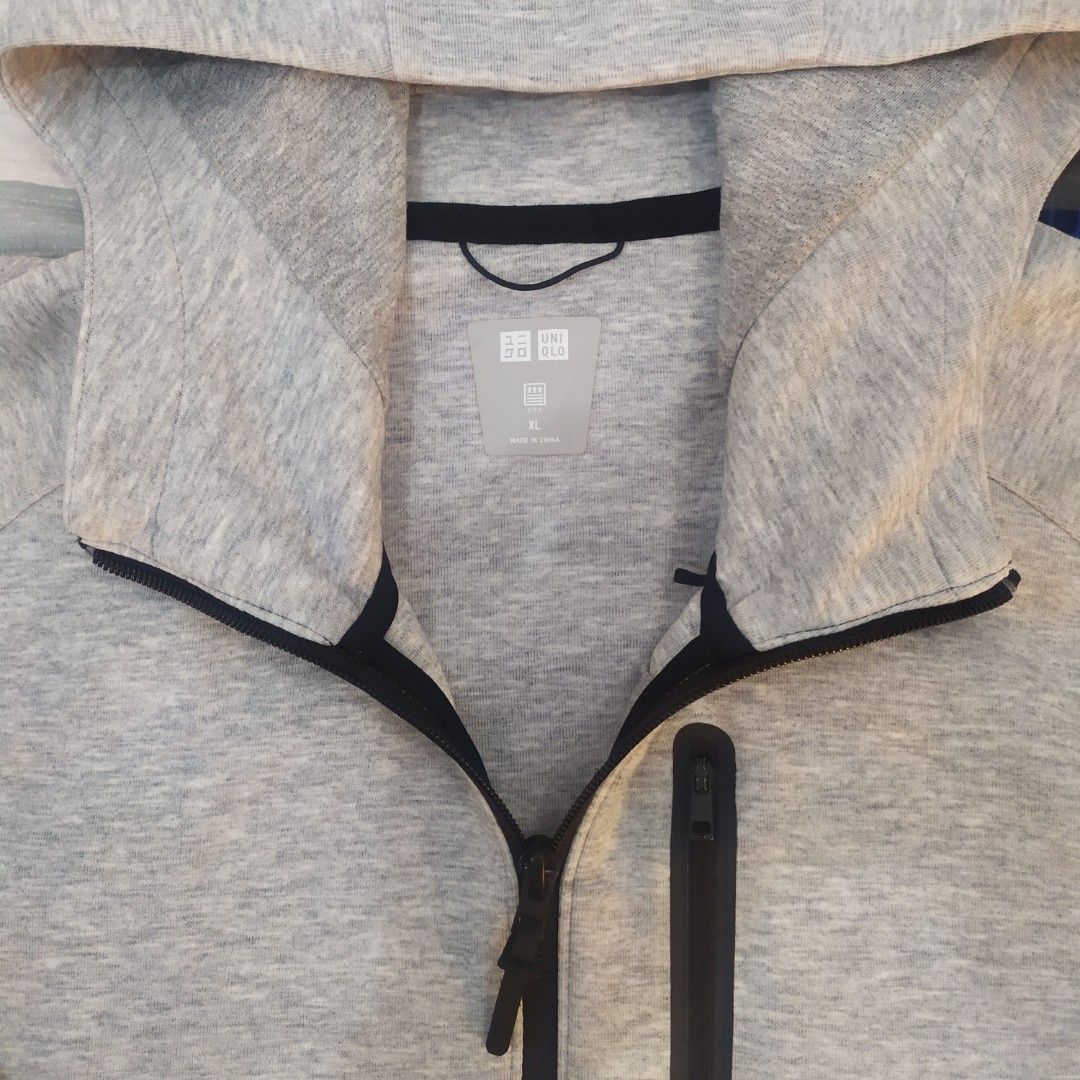 Jaket sweat hoodie resleting dry stretch outlet