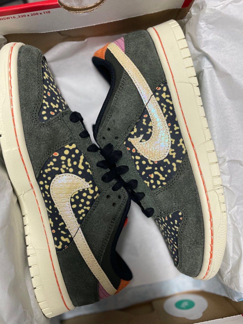 N I K E D U N K Rainbow Trout US7.5 (Category: Sneakers) located in Paranaque City. Submitted by BOSS_G (Listing ID 1263653112, Image 2). Description: Legit Nike Dunk low SE Sequoia Safety Orange Desert “Rainbow Trout” Brand new US 7.5 Please text before calling 09178210548.