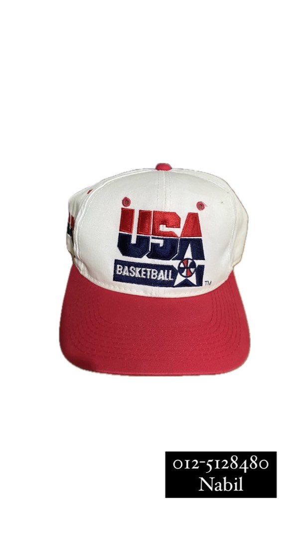 USA BASKETBALL Cap, Men's Fashion, Watches & Accessories, Cap & Hats on
