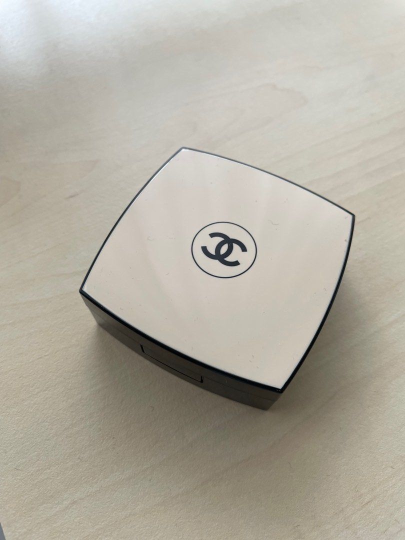 Used up 100% authentic Chanel empty Cushion (Category: Makeup) located in Manila. Submitted by chelseaaudrey (Listing ID 1263589488, Image 1). Description: Authentic Used up the cushion Empty already Functional as mirror/compact Just buy refill Bought from US .