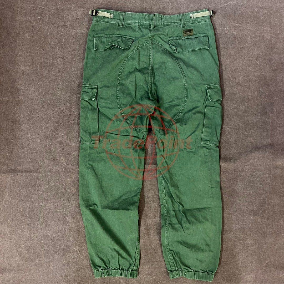 中古商品USED]-SUPREME CARGO PANT OLIVE 軍綠長褲軍褲32, 男裝, 褲