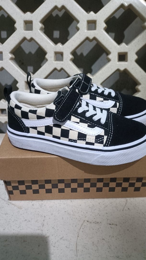 Vans old skool checkerboard store japan