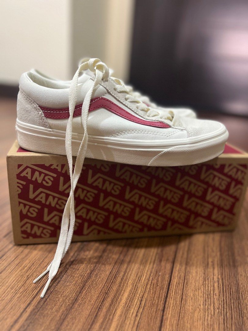 VANS STYLE 36 Marshmallow Racing dressing Red