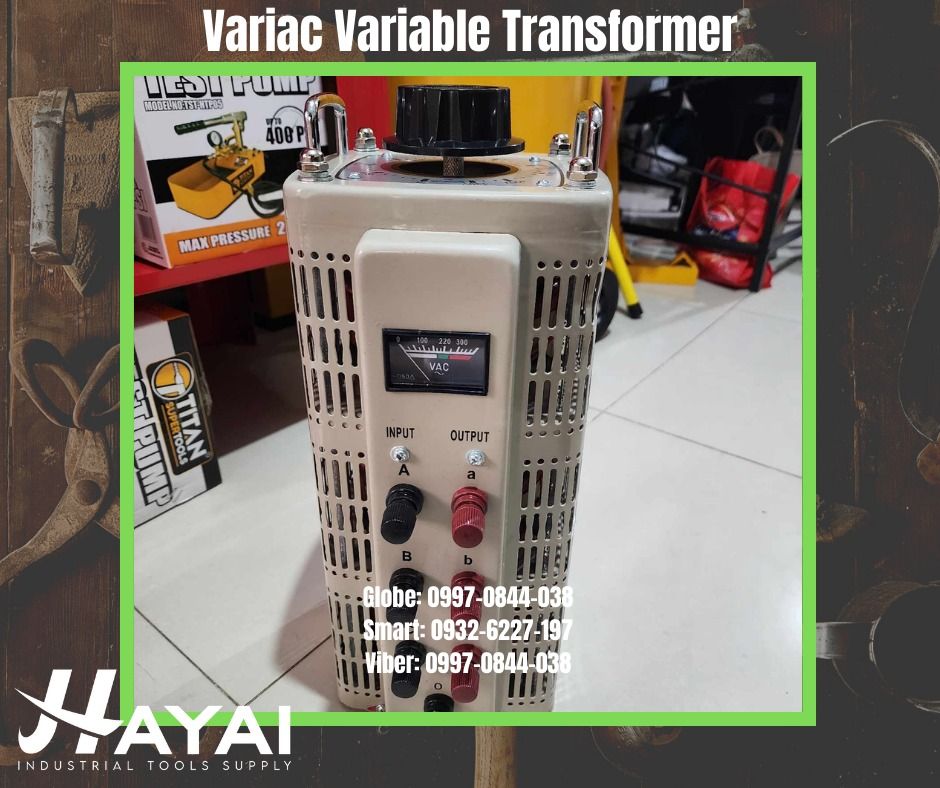 Variac Variable Transformer, Commercial & Industrial, Industrial ...