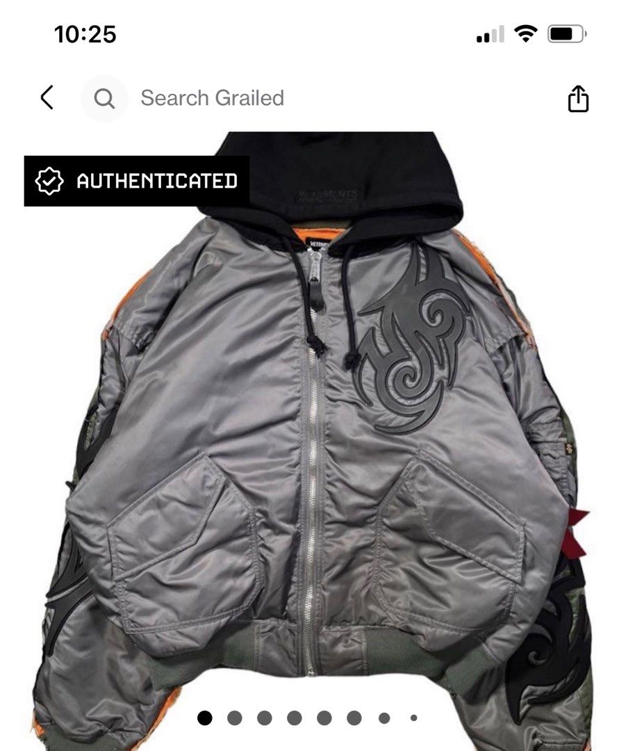 Vetements alpha industries bomber hot sale