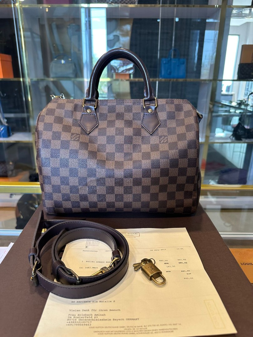 Louis Vuitton 75/30 Damier Ebene Belt 3LV325V – Bagriculture