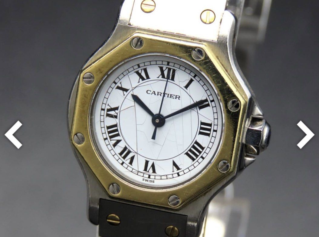 Cartier santos new arrivals octagon automatic