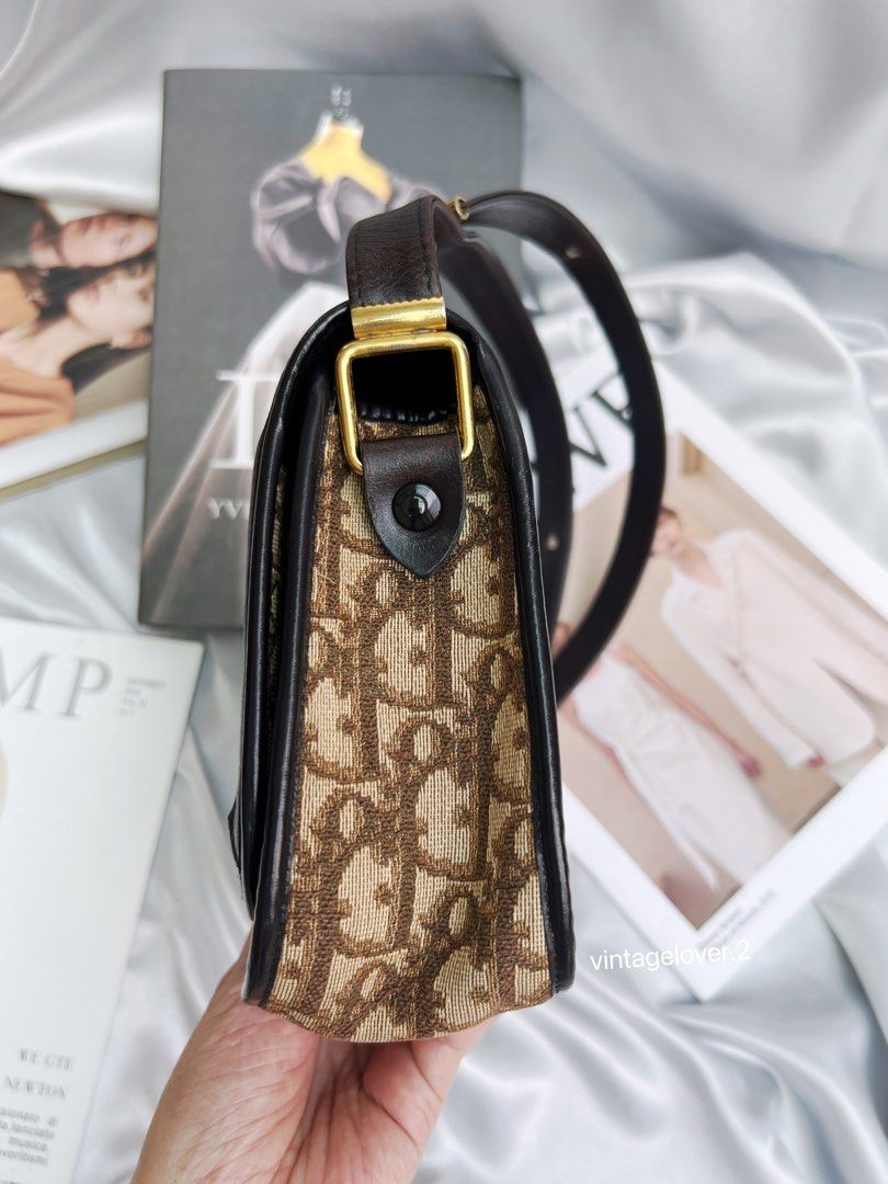 Vintage Christian Dior Trotter Shoulder Bag