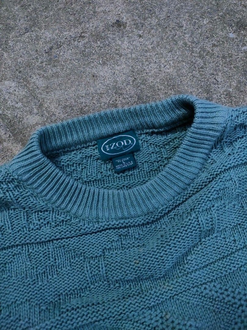 Izod talking cheap sweater