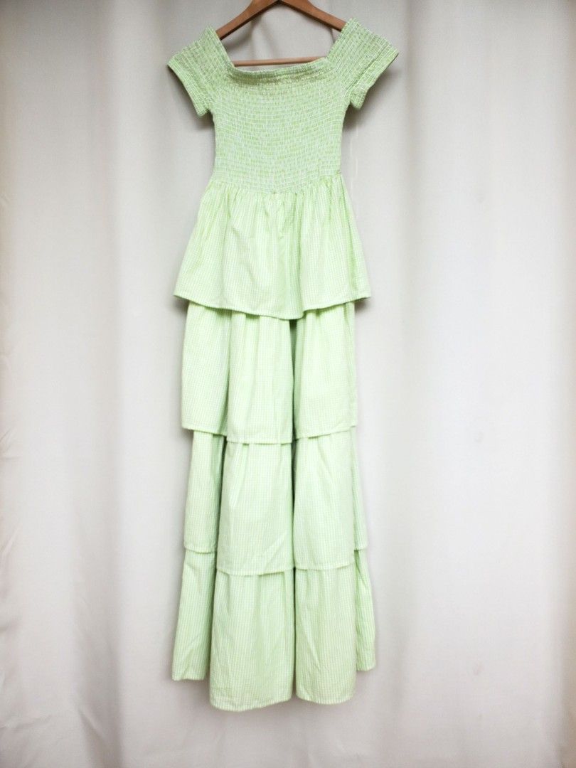 shrimps green dress Sheer Lace Bodice Long Satin Split Formal Prom Dresses – alinanova main image 0