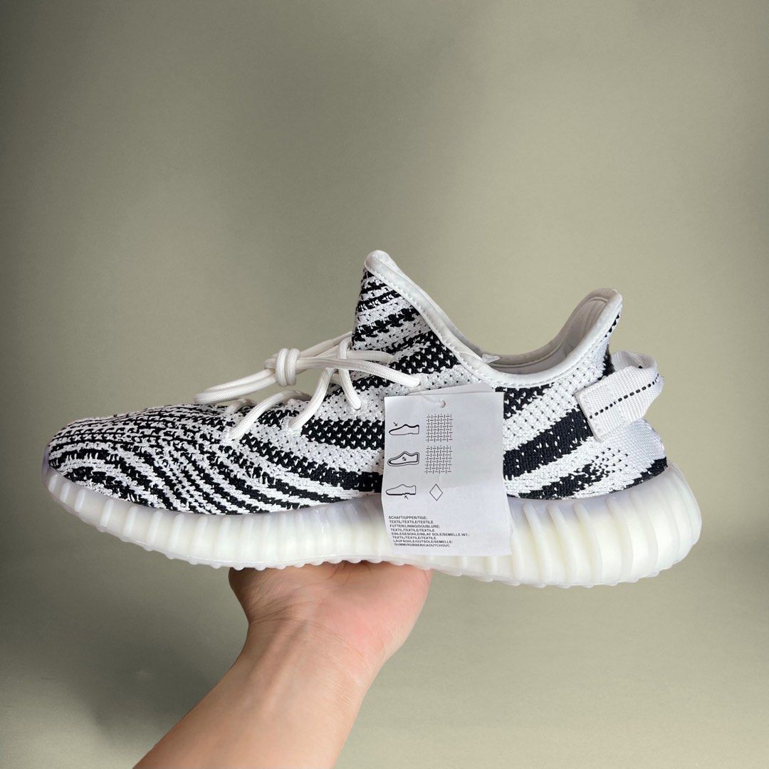 YEEZY 350 ZEBRA 11.5US Men s Fashion Footwear Sneakers on Carousell