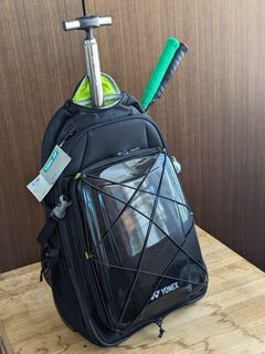 YONEX Badminton Travel Trolley Sports Bag with Laptop Compartment