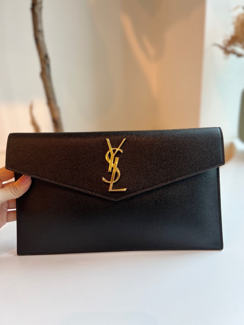 YSL Black Pouch GHW Luxury Bags Wallets on Carousell