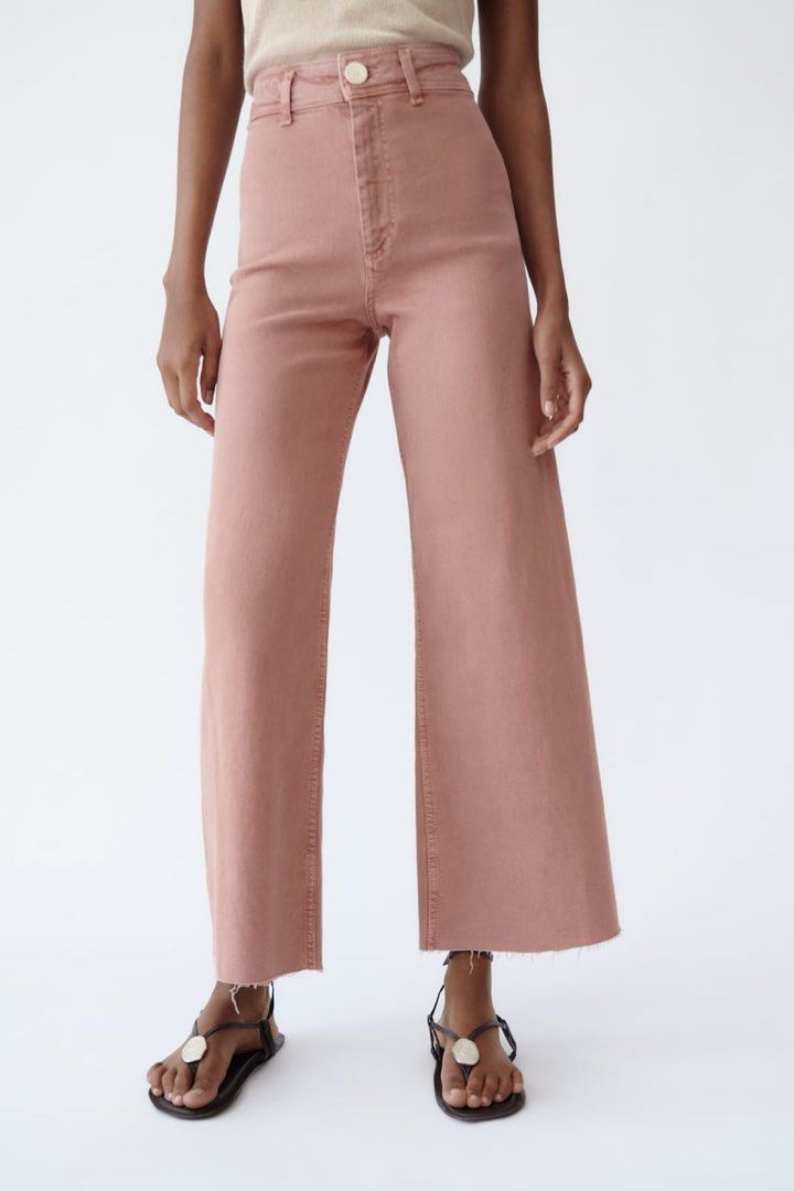 Zara store jeans pink