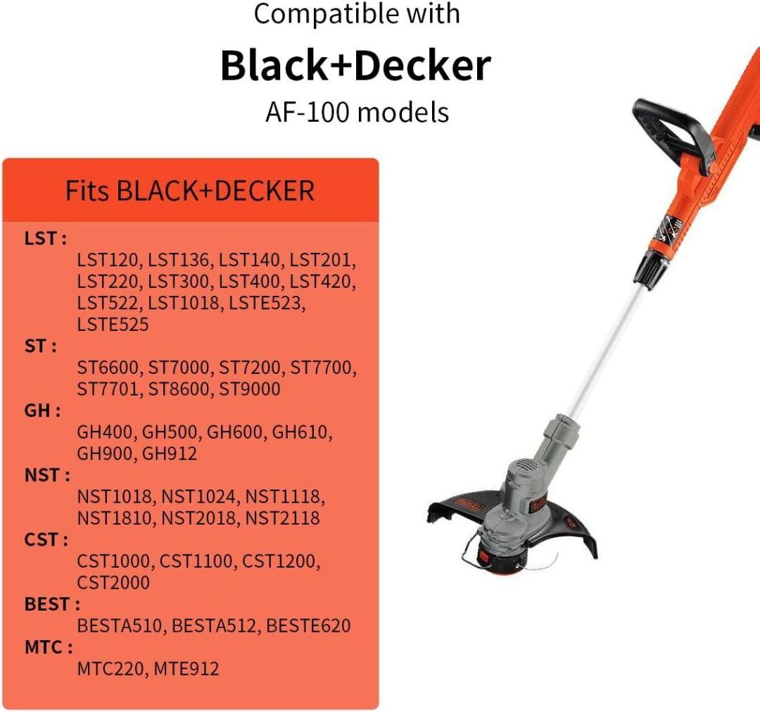BLACK+DECKER Trimmer Line, 30-Foot, 0.065-Inch, 3-Pack (AF1003ZP
