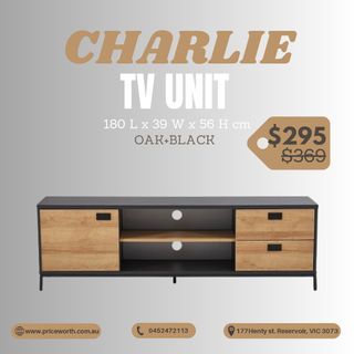 1.8M LONG BRAND NEW CHARLIE TV UNIT FOR SALE!!! SUPER DISCOUNT LIMITED OFFER!🤍